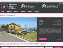 Tablet Screenshot of immobiliarecingolani.it